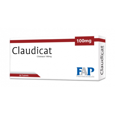 CLAUDICAT 100 MG ( CILOSTAZOL ) 30 TABLETS